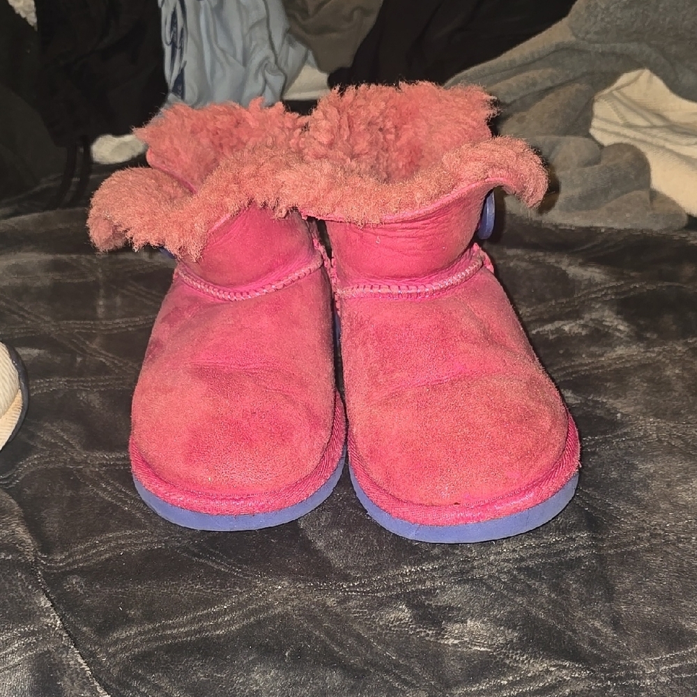 Cozy Pink Kids Boots
